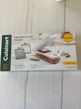 Cuisinart White & Clear Vegetable and Fruit Chopper - 4-Piece Set